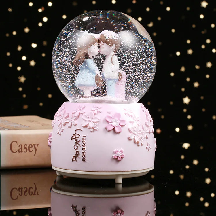 Enchanted Love Snow Globe