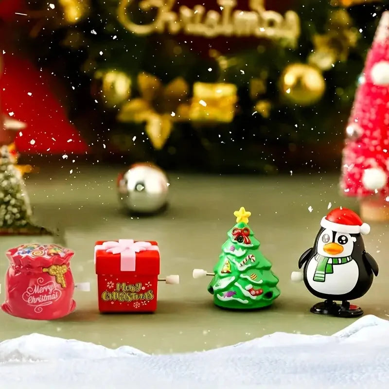Whimsical Wonderland Wind-Ups: Festive Jumping & Walking Figurines