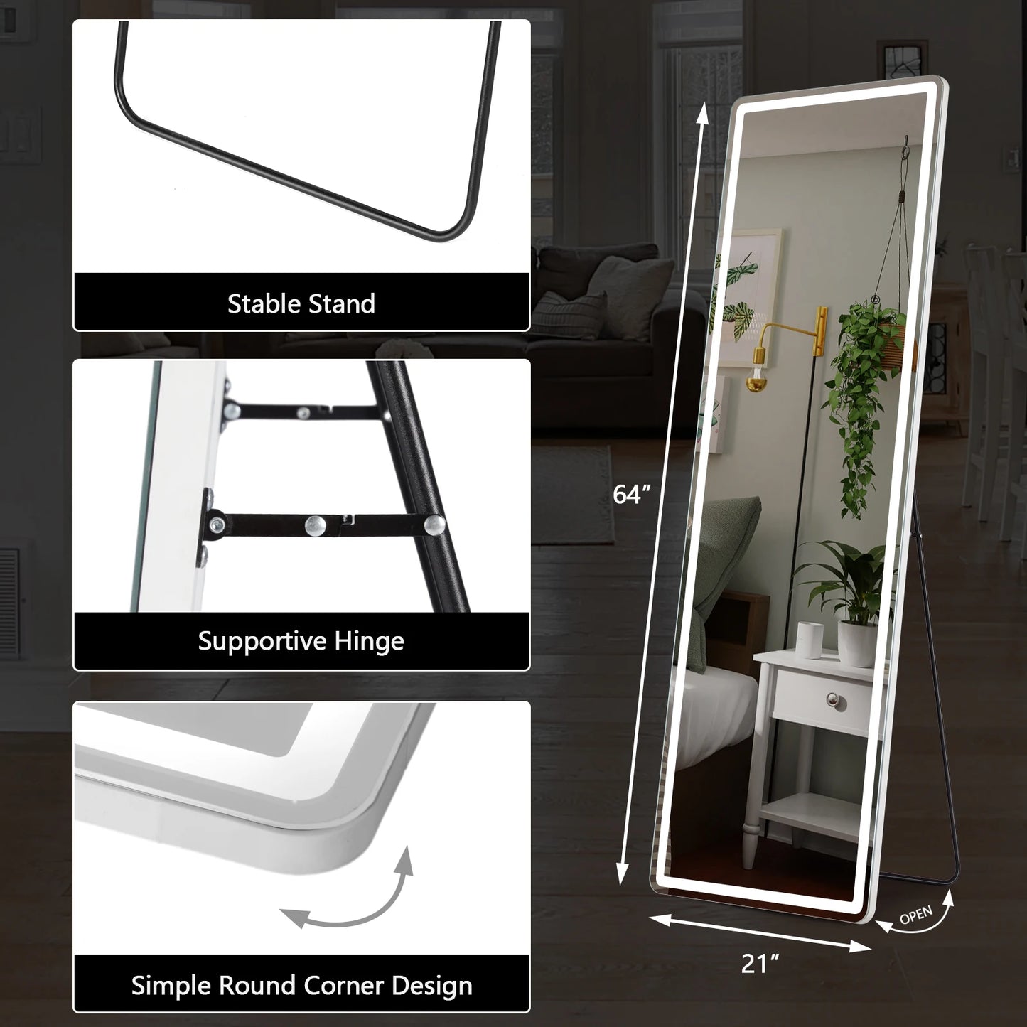 Led Full Length Mirror