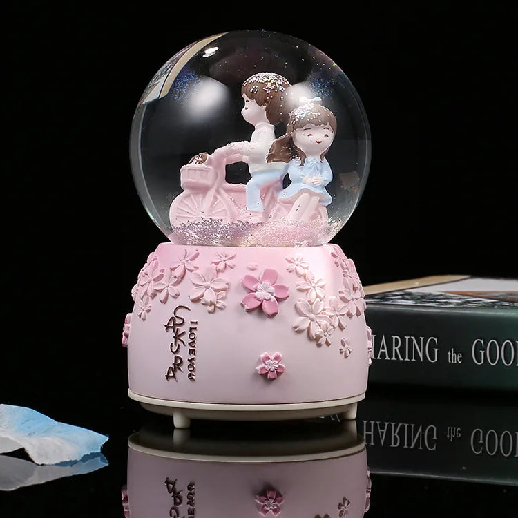 Enchanted Love Snow Globe