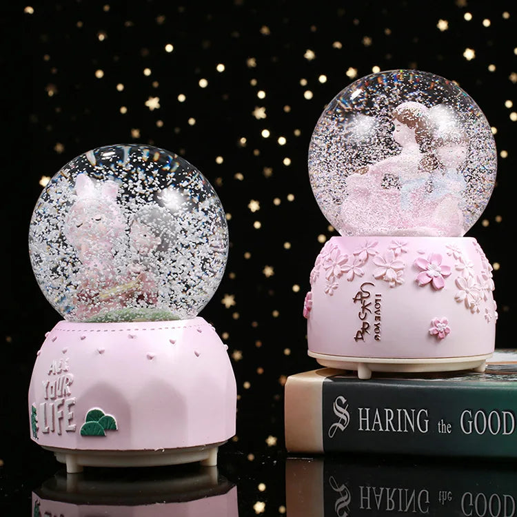 Enchanted Love Snow Globe