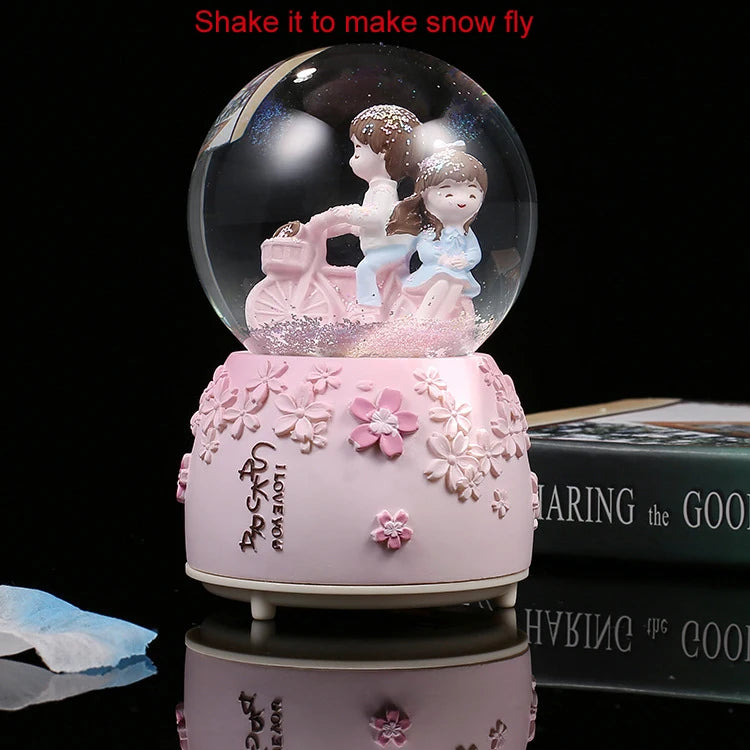 Enchanted Love Snow Globe