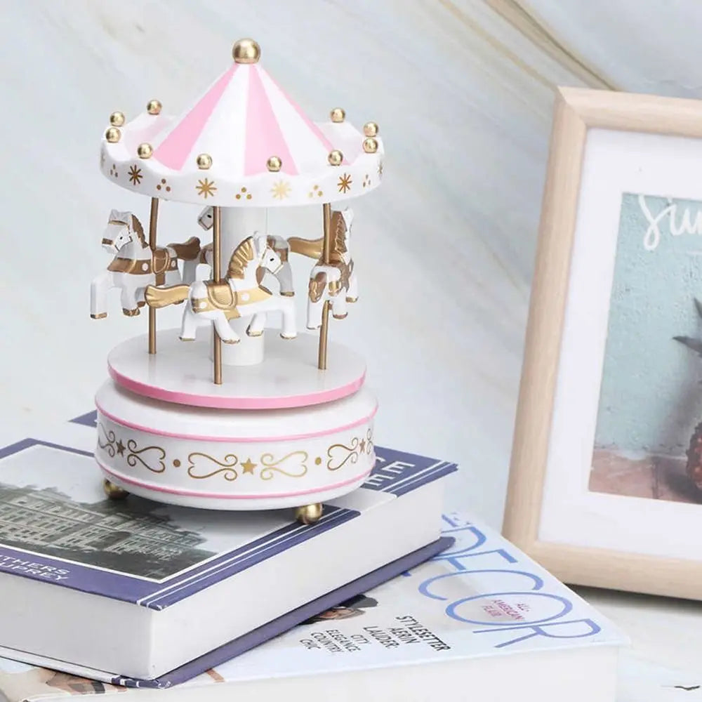 Holiday Carousel Music Box