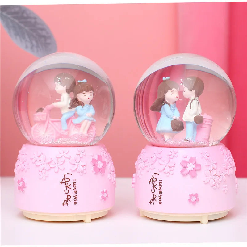 Enchanted Love Snow Globe