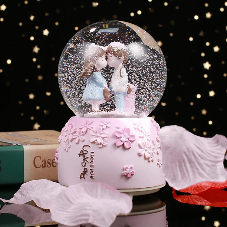 Enchanted Love Snow Globe