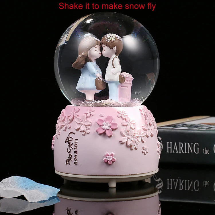 Enchanted Love Snow Globe