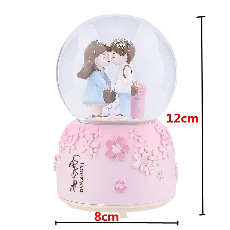 Enchanted Love Snow Globe
