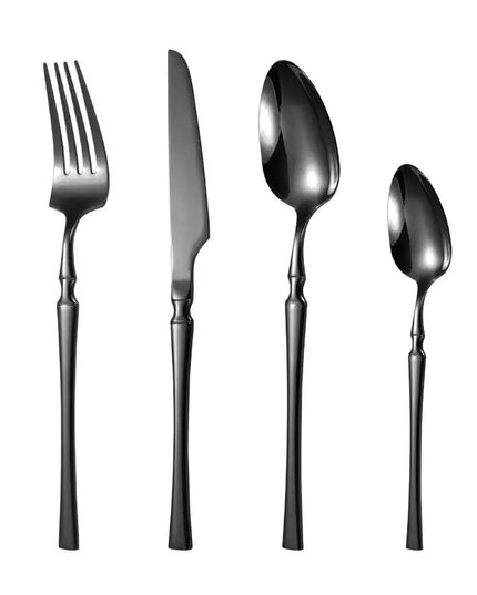4 - Piece Set of Stainless Steel Cutlery for Western Dining - Back of house