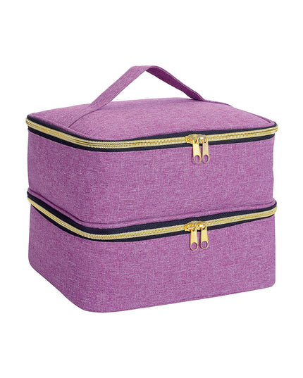 Double Layer CosmeticOrganizer Tote Bag