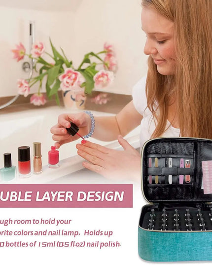 Handheld Double Layer CosmeticOrganizer