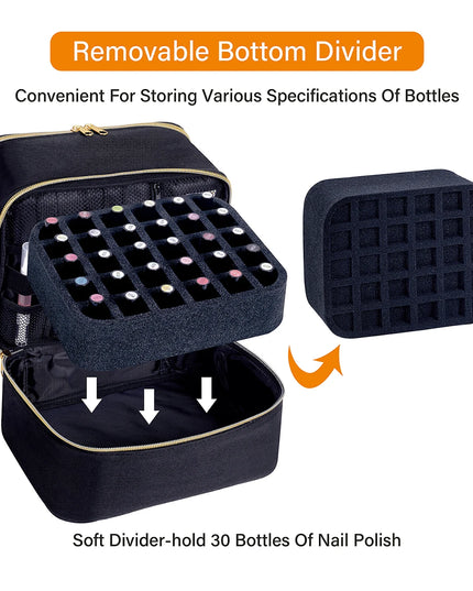 Handheld Double Layer CosmeticOrganizer