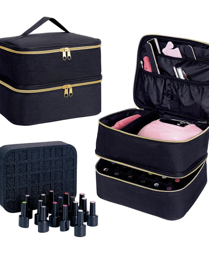 Double Layer CosmeticOrganizer Tote Bag