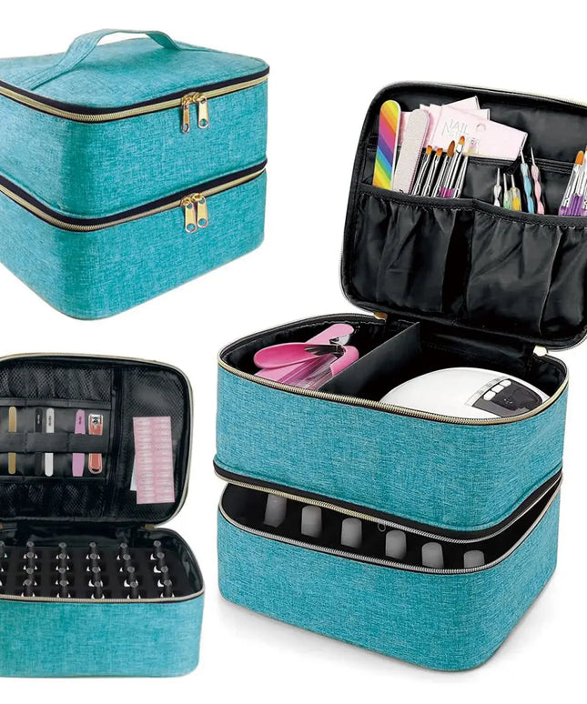 Double Layer CosmeticOrganizer Tote Bag