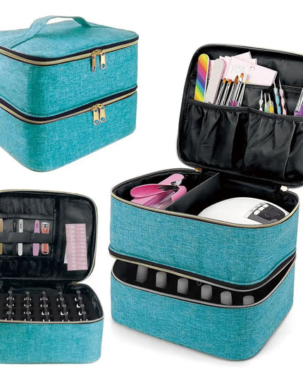 Handheld Double Layer CosmeticOrganizer