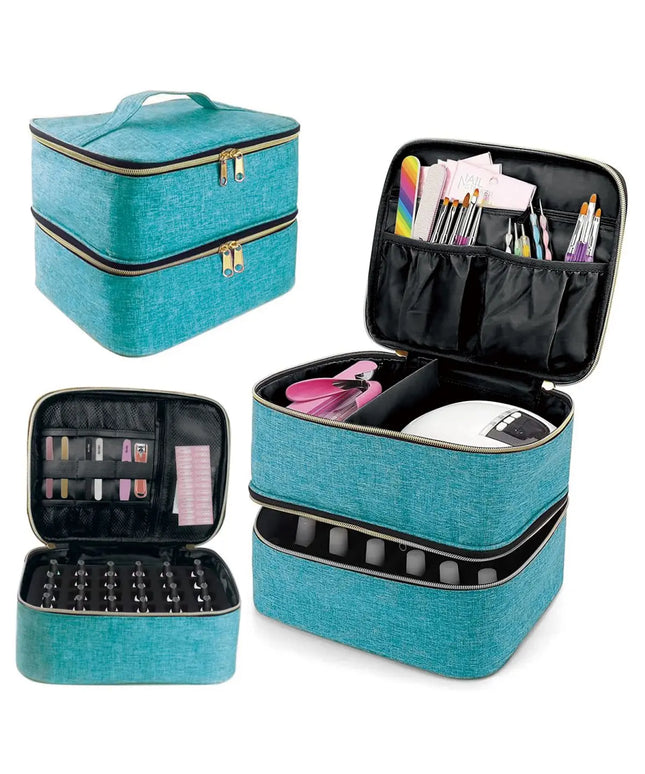 Handheld Double Layer CosmeticOrganizer