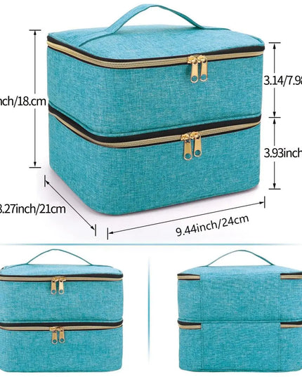 Handheld Double Layer CosmeticOrganizer