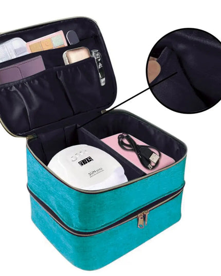 Handheld Double Layer CosmeticOrganizer