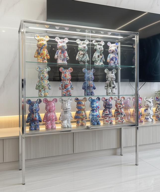 Designer Graffiti Bearbrickly Statue