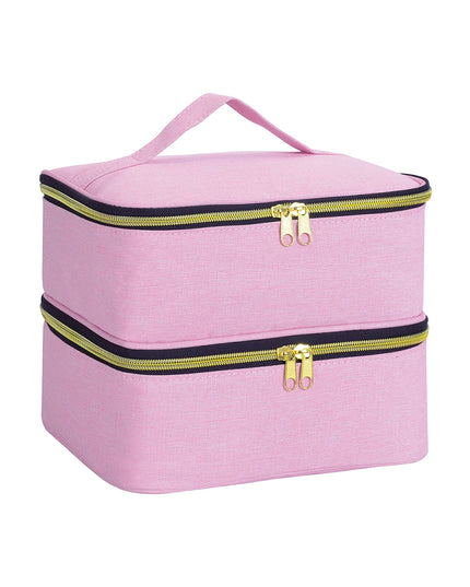 Handheld Double Layer CosmeticOrganizer