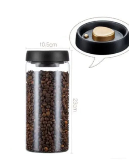 Vacuum Sealed Glass Storage Jar Set