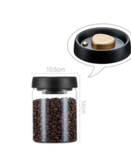 Vacuum Sealed Glass Storage Jar Set