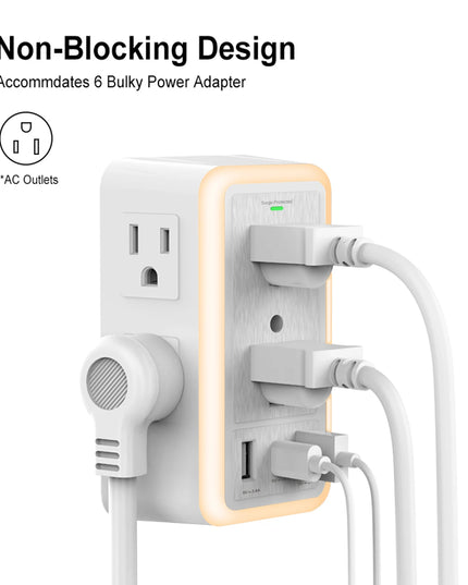 USB Wall Charger Surge Protector