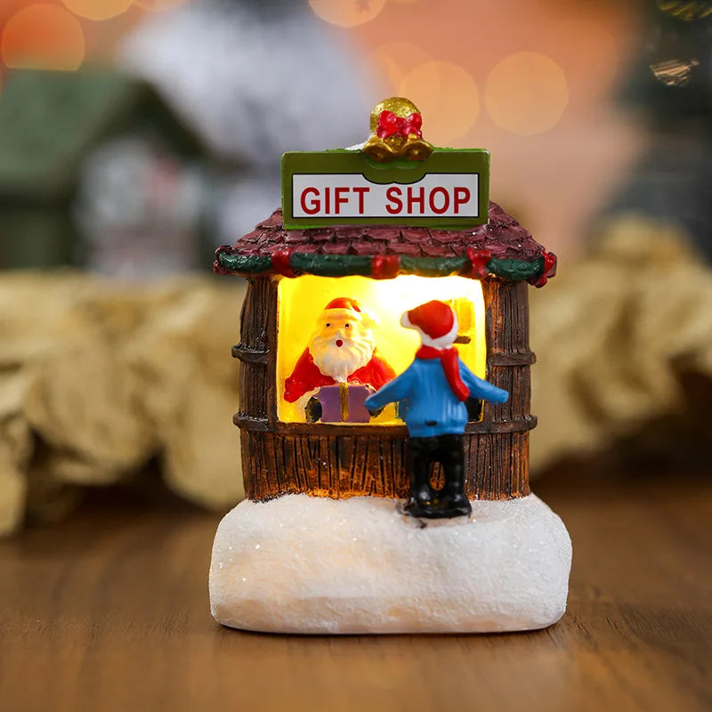 Enchanted Christmas Village LED Ornament
