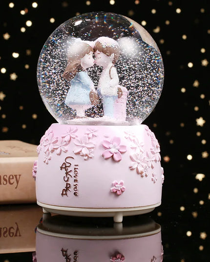 Enchanted Love Snow Globe