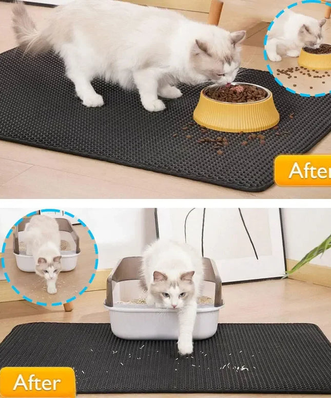Waterproof Double Layer Cat Litter Trapping Mat