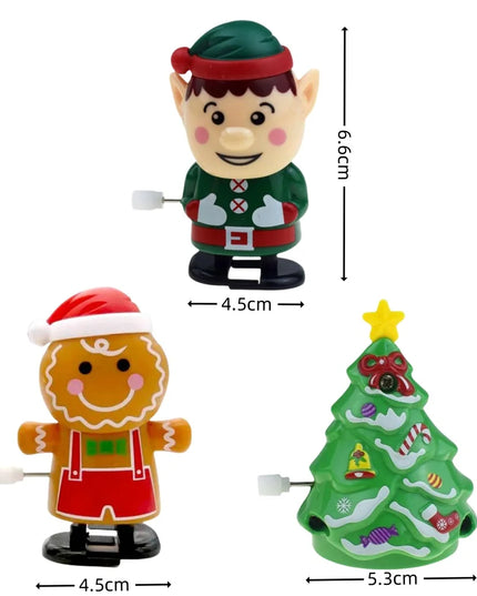Whimsical Wonderland Wind-Ups: Festive Jumping &amp; Walking Figurines