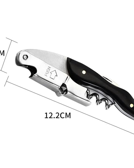 Personalised Corkscrew Engraved Wine Opener With Holster