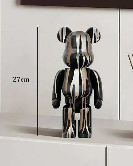 Graffiti Bear Statue Paint Block
