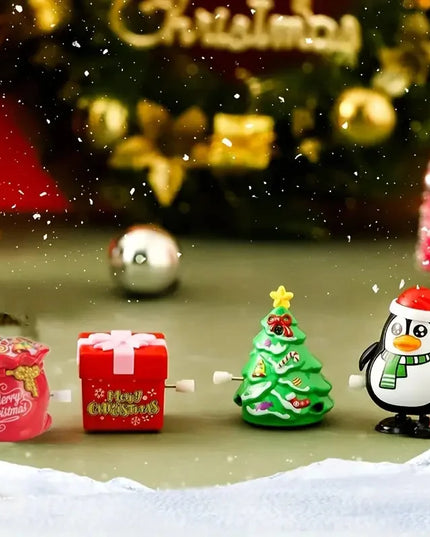 Whimsical Wonderland Wind-Ups: Festive Jumping &amp; Walking Figurines