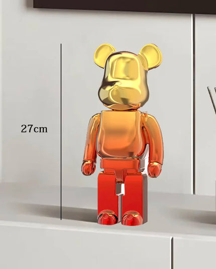 Graffiti Bear Statue Paint Block