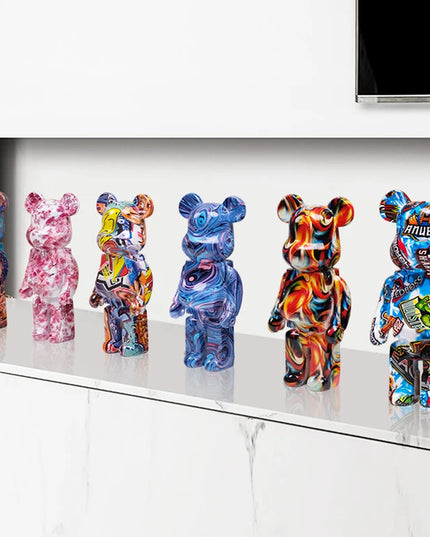 Graffiti Bear Figurine