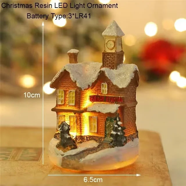 Enchanted Christmas Village LED Ornament
