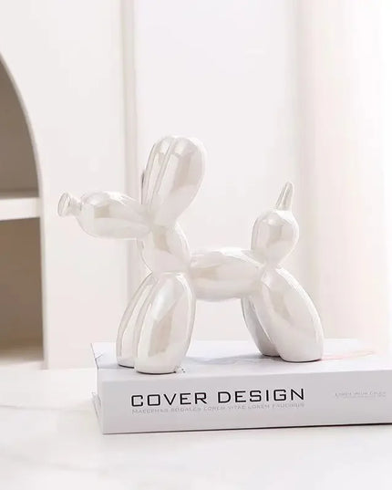 Balloon Dog Ceramic Figurine Statue