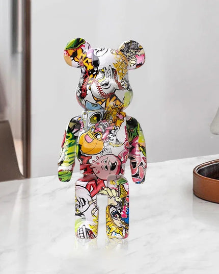 Graffiti Bear Figurine