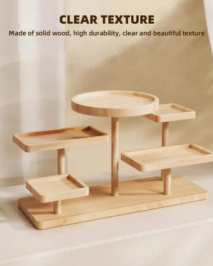 Solid Wood Stall Display Stand