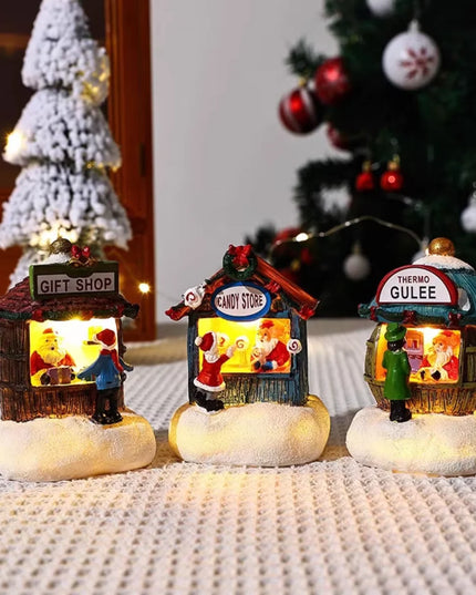 Enchanted Christmas Village LED Ornament