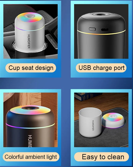 Mini Air Humidifier Aroma Diffuser