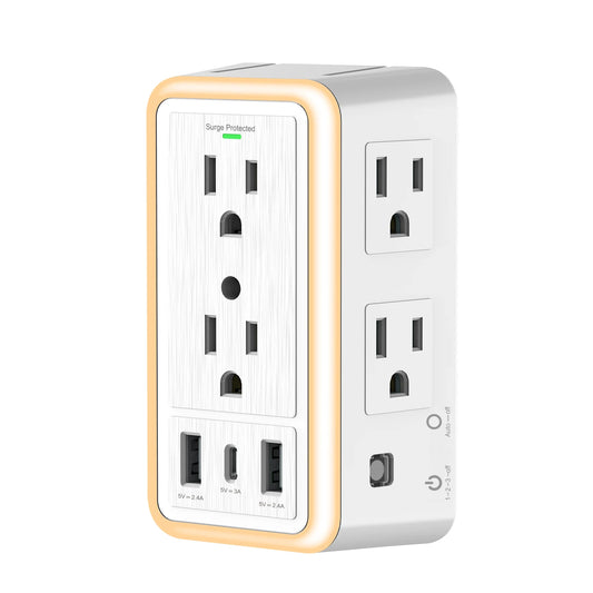 USB Wall Charger Surge Protector