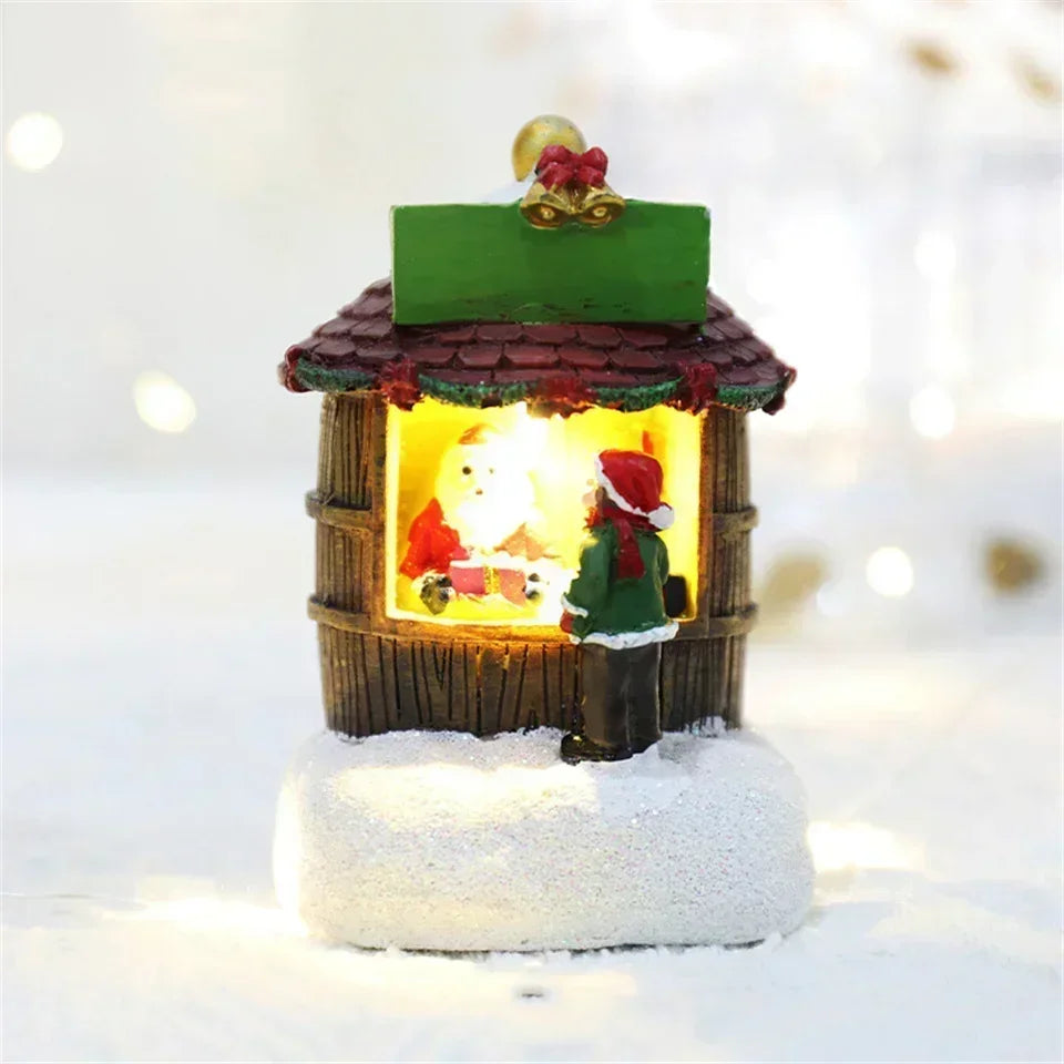 Enchanted Christmas Village LED Ornament
