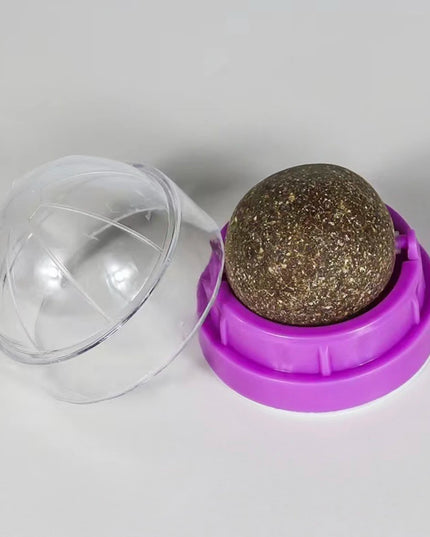 Natural Mint Grass Spinning Ball For Cats