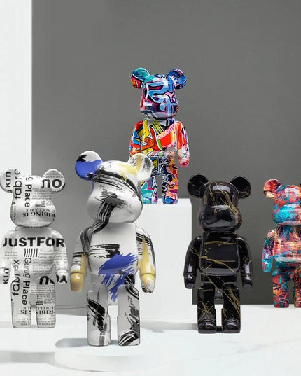 Graffiti Bear Figurine