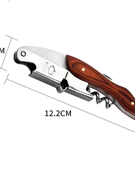 Personalised Corkscrew Engraved Wine Opener With Holster