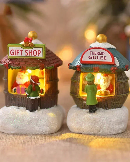 Enchanted Christmas Village LED Ornament