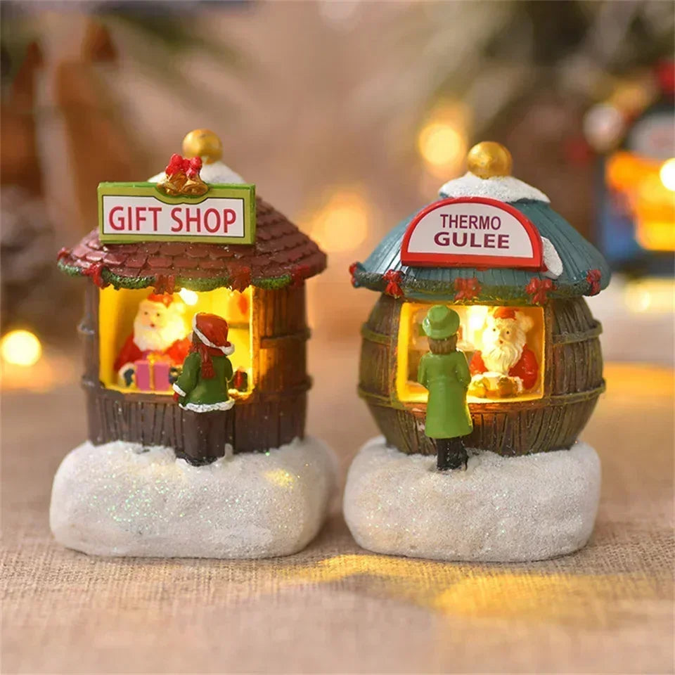Enchanted Christmas Village LED Ornament
