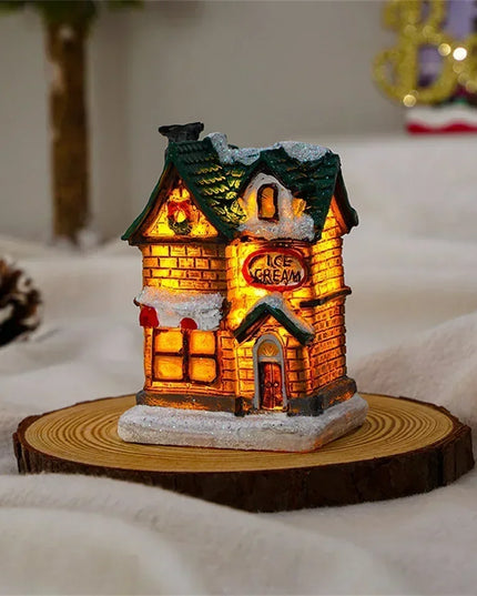 Enchanted Christmas Village LED Ornament