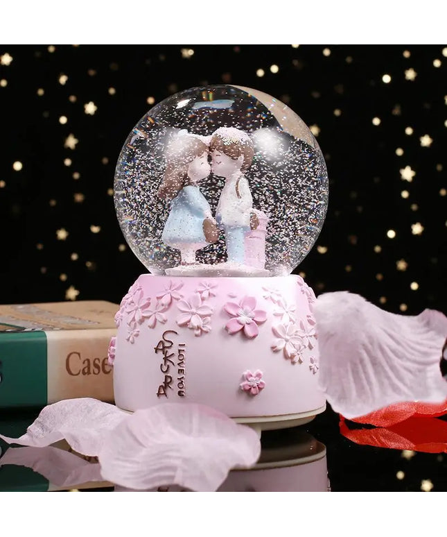 Enchanted Love Snow Globe